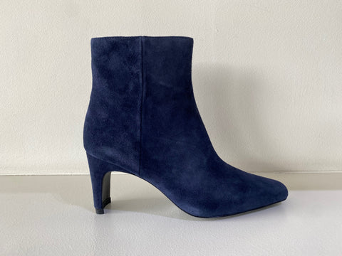 Rouge Navy Suede Ankle Boot