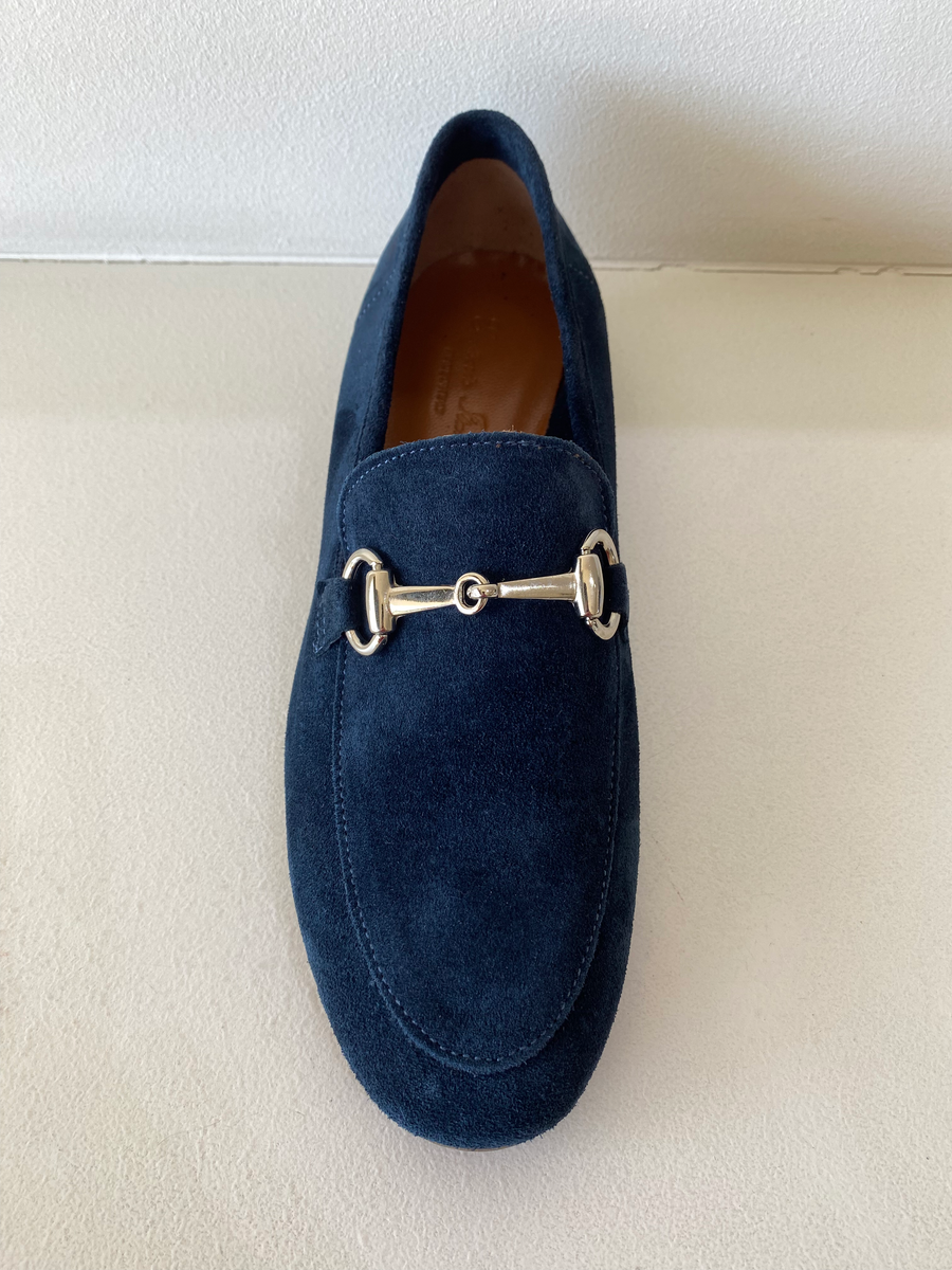 Navy Suede Loafer – Paire Shoes Taupo