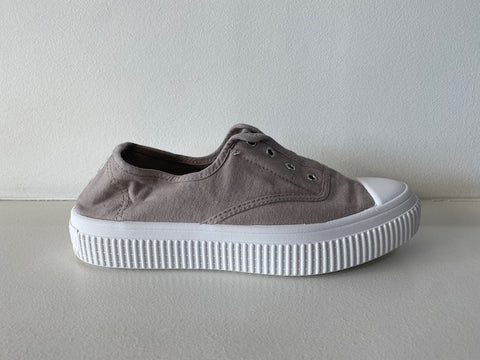 Beige Canvas Sneaker