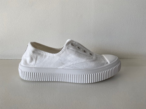 White Canvas Sneaker