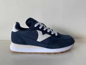 Navy Nylon Sneaker