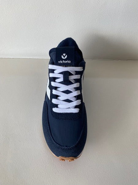 Navy Nylon Sneaker