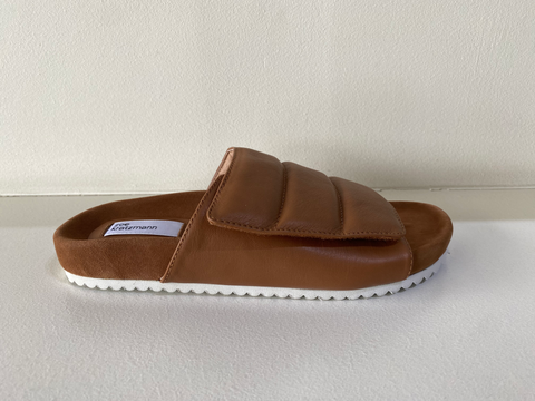 Float Tan Leather Slide