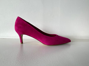 Pink Suede Heel