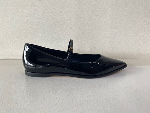 Black Patent Leather Ballet