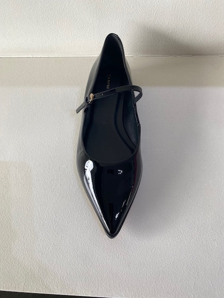 Black Patent Leather Ballet