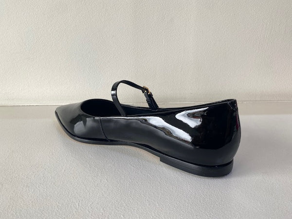 Black Patent Leather Ballet