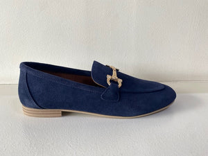 Navy Suede Loafer