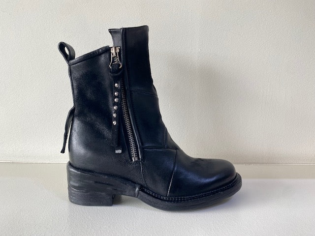 Black Nubuck Ankle Boot