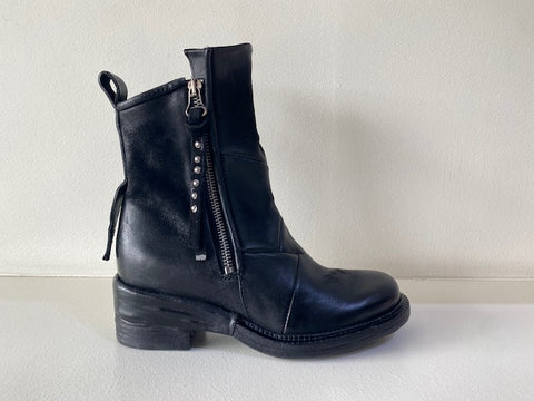 Black Nubuck Ankle Boot