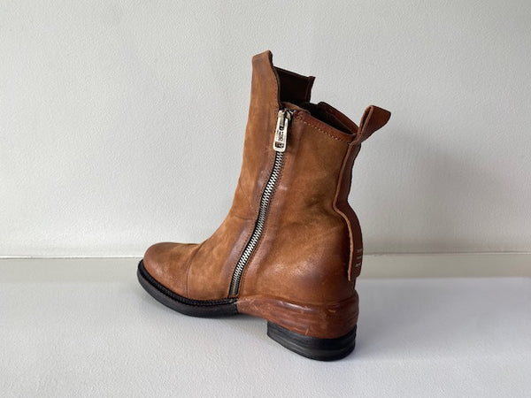 Tan Nubuck Ankle Boot