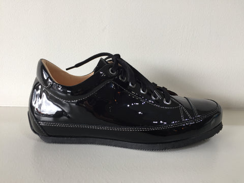 Black Patent Leather Sneaker