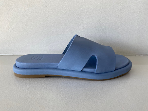 Blue Leather Slide