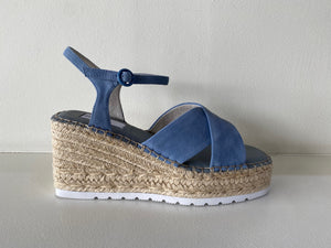 Quench Blue Suede Espadrille