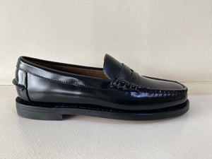 Black Leather Loafer